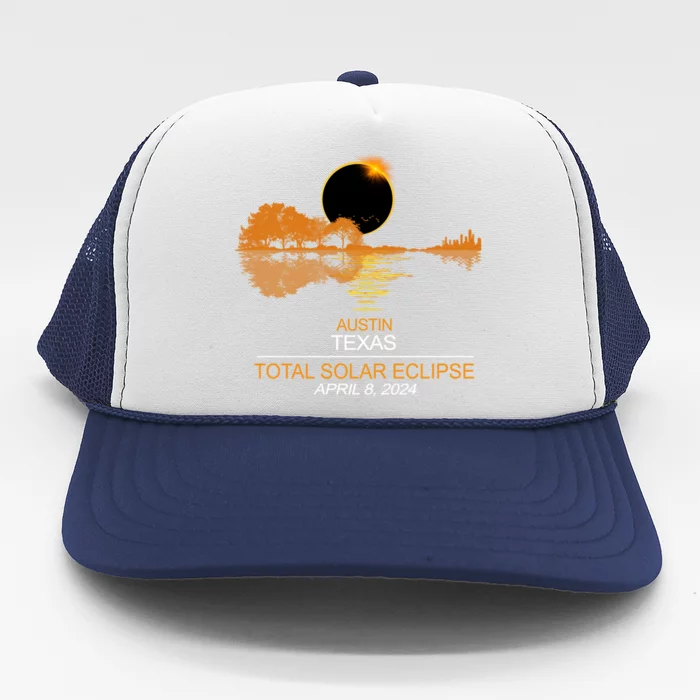 Austin Texas Total Eclipse 2024 Trucker Hat