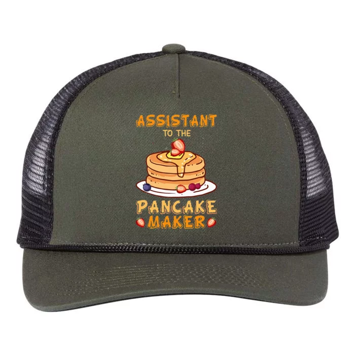 Assistant To The Pancake Maker Retro Rope Trucker Hat Cap