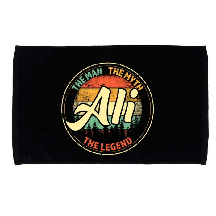 Ali The The Myth The Legend Personalized Name Meaningful Gift Microfiber Hand Towel