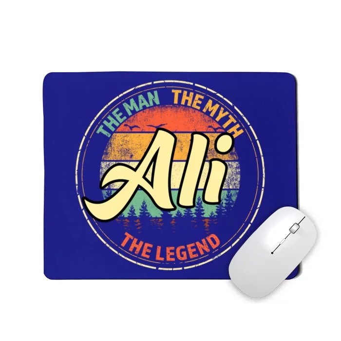 Ali The The Myth The Legend Personalized Name Meaningful Gift Mousepad