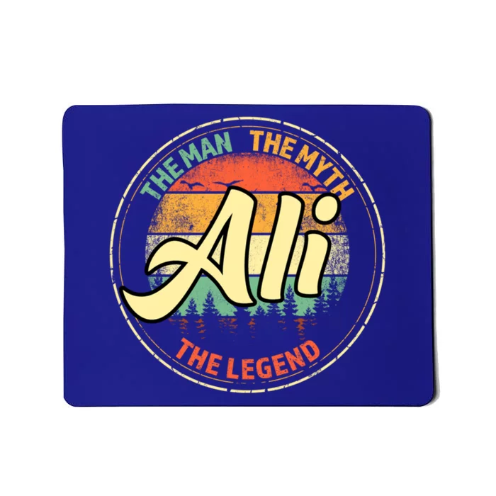 Ali The The Myth The Legend Personalized Name Meaningful Gift Mousepad