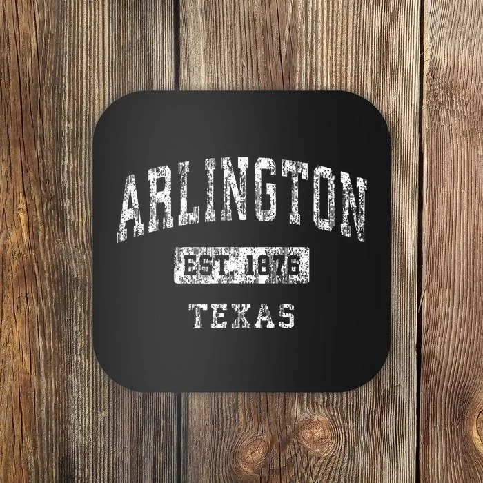 Arlington Texas Tx Vintage Established Sports Design Coaster