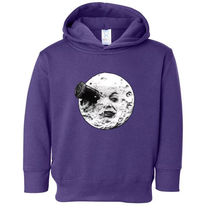 A Trip To The Moon (Le Voyage Dans La Lune) Face Only Toddler Hoodie