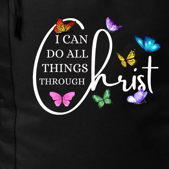 All Things Through Christ Faith Based Christian Daily Commute Backpack