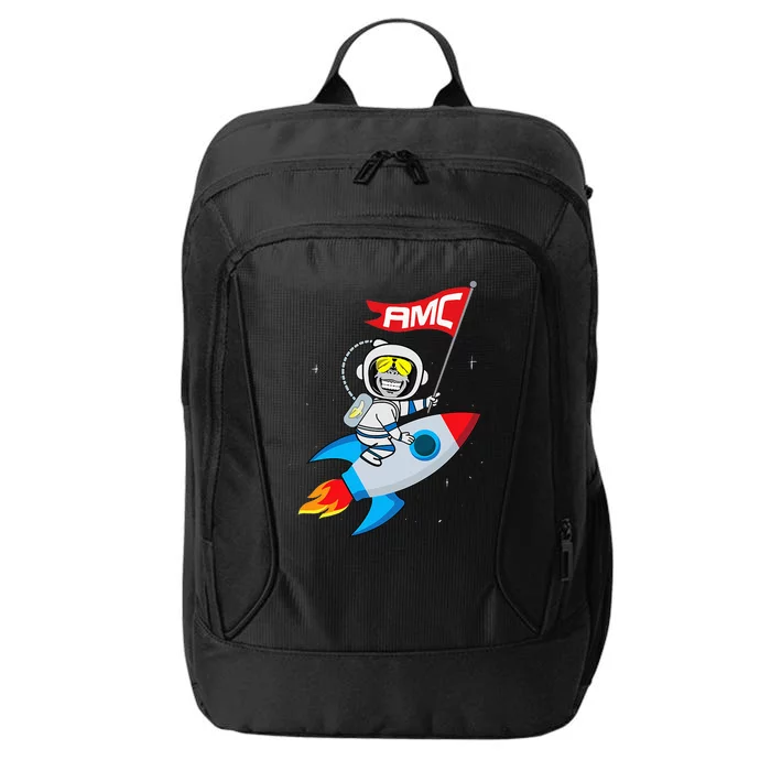 Apes To The Moon $AMC Short Squeeze City Backpack