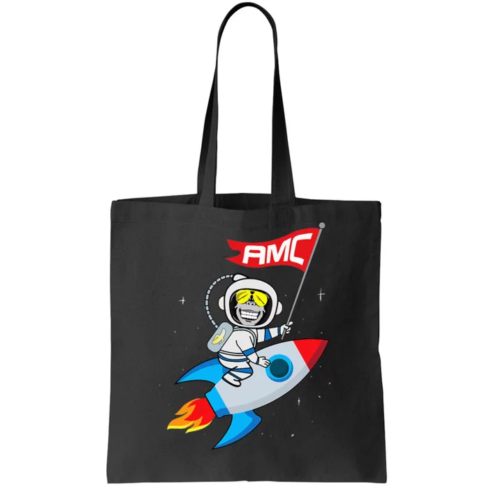 Apes To The Moon $AMC Short Squeeze Tote Bag