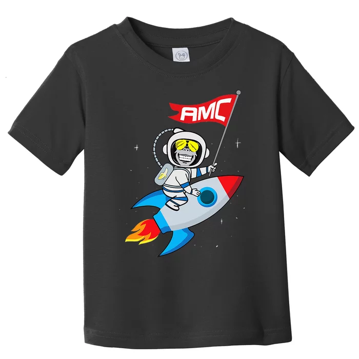 Apes To The Moon $AMC Short Squeeze Toddler T-Shirt