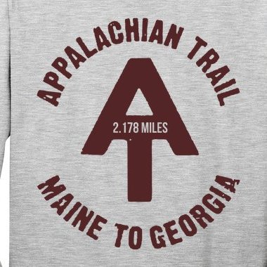 Appalachian Trail T Shirt Vintage Hiking Camping T Shirt Long Sleeve Shirt