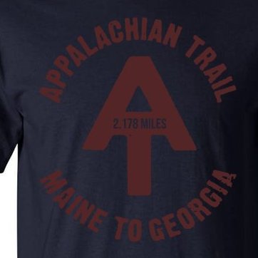 Appalachian Trail T Shirt Vintage Hiking Camping T Shirt Tall T-Shirt