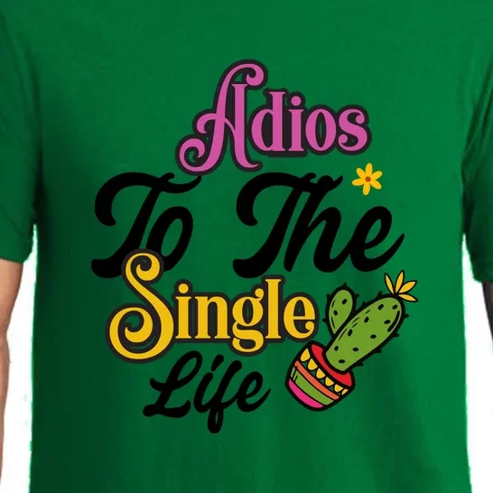 Adion To The Singgle Life Cinco De Mayo Cute Cactus Pajama Set