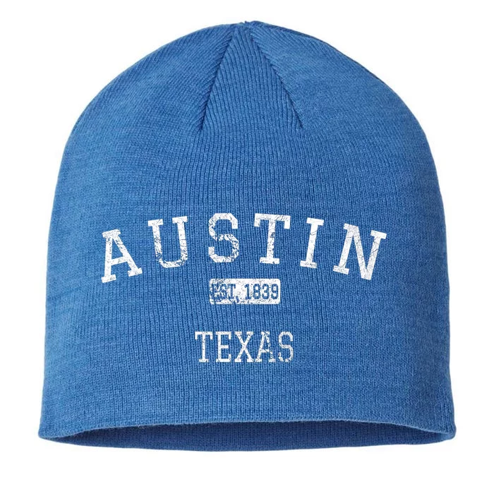 Austin Texas Tx Vintage 8 1/2in Sustainable Knit Beanie