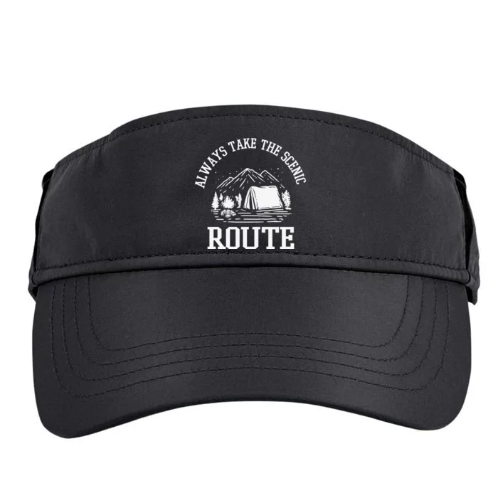 Always Take The Scenic Route Adult Drive Performance Visor