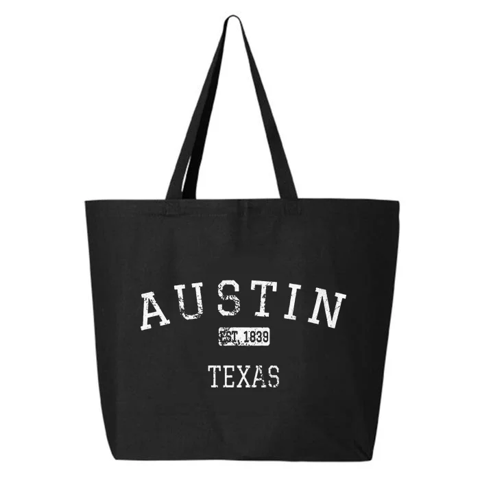 Austin Texas Tx Vintage 25L Jumbo Tote