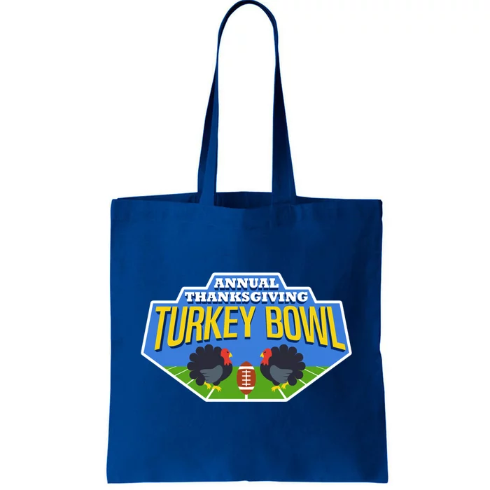 Annual Thanksgiving Turkey Bowl Football Game Team Meaningful Gift Tote Bag