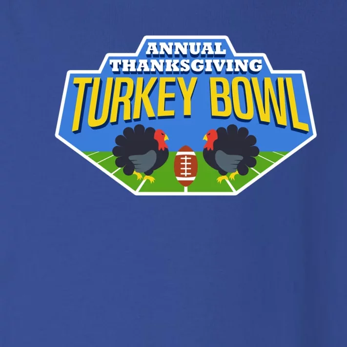 Annual Thanksgiving Turkey Bowl Football Game Team Meaningful Gift Toddler Long Sleeve Shirt