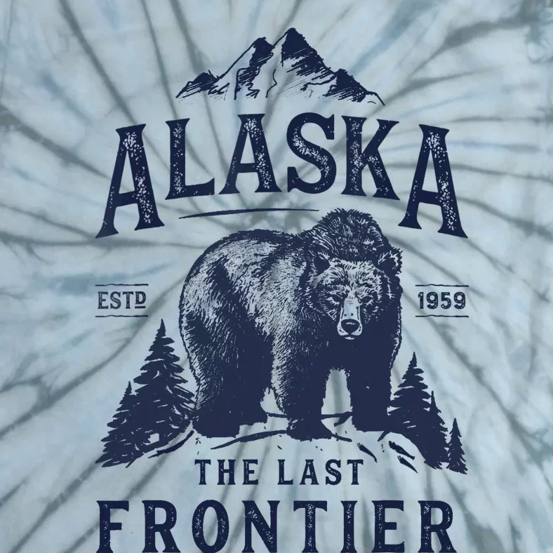 Alaska T The Last Frontier Bear Home Gifts Tie-Dye T-Shirt