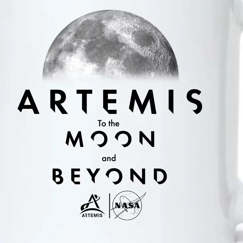 Artemis To The Moon And Beyond Black Color Changing Mug