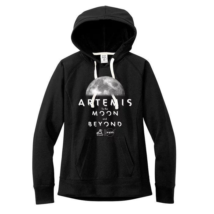 Artemis To The Moon And Beyond Women's Fleece Hoodie