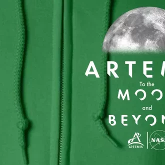 Artemis To The Moon And Beyond Full Zip Hoodie