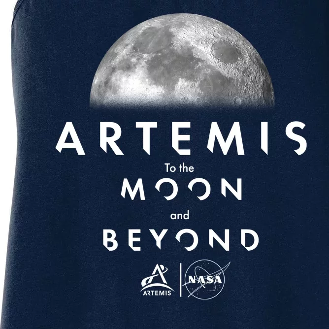 Artemis To The Moon And Beyond Women's Racerback Tank