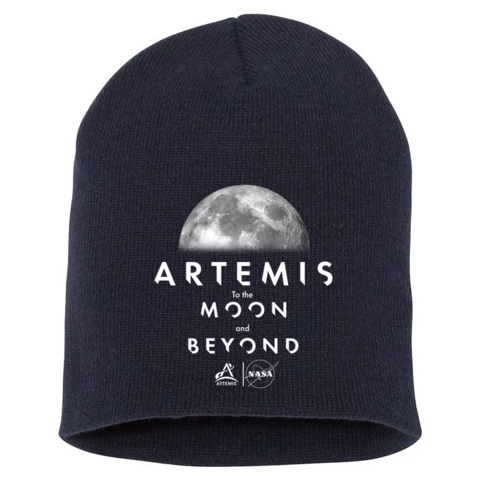 Artemis To The Moon And Beyond Short Acrylic Beanie