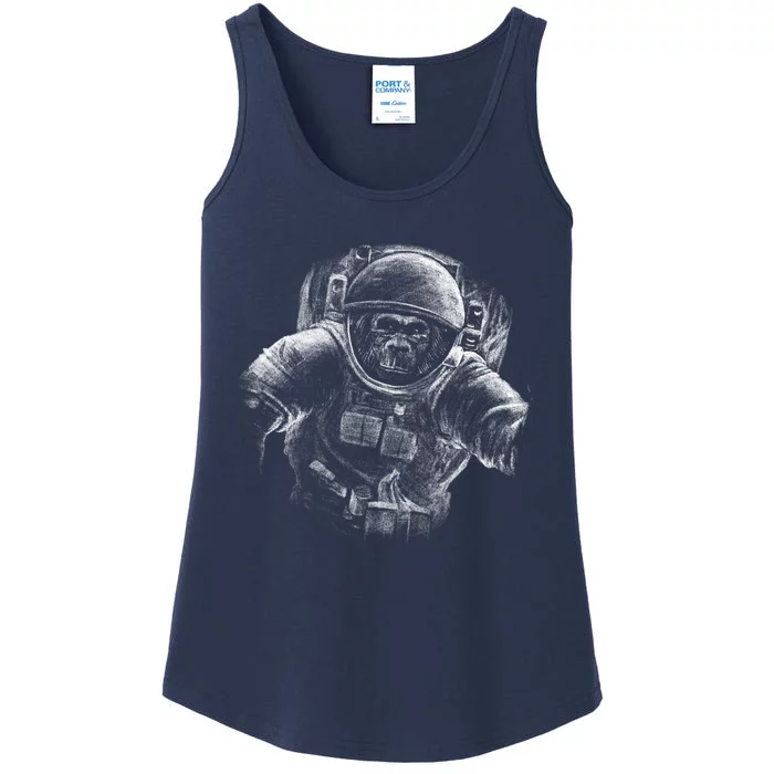 Ape To The Moon Ladies Essential Tank