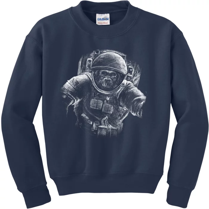 Ape To The Moon Kids Sweatshirt