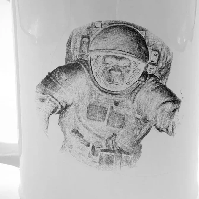 Ape To The Moon Front & Back Beer Stein