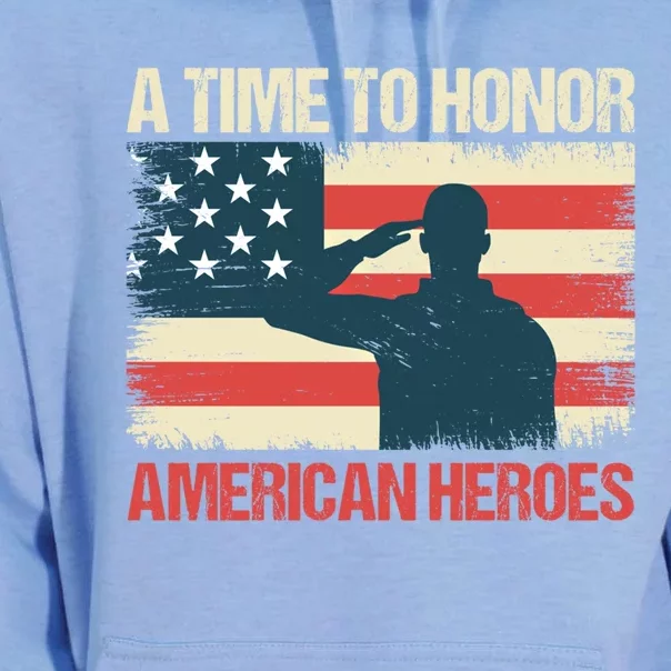 A Time To Honor American Hereos Memorial Day Cute Gift Unisex Surf Hoodie