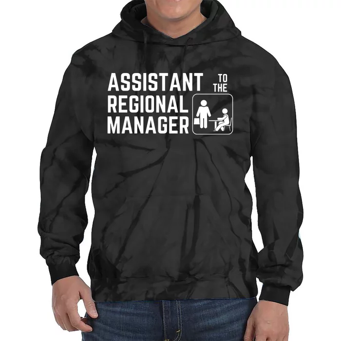 Assistant To The Regional Manager Tie Dye Hoodie