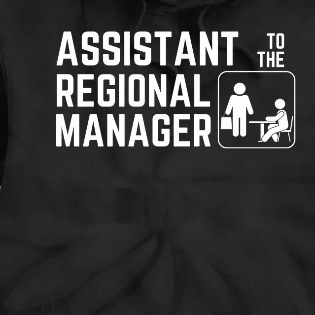 Assistant To The Regional Manager Tie Dye Hoodie