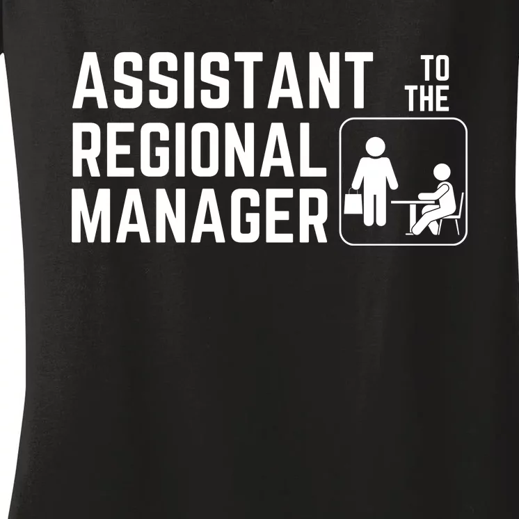 Assistant To The Regional Manager Women's V-Neck T-Shirt