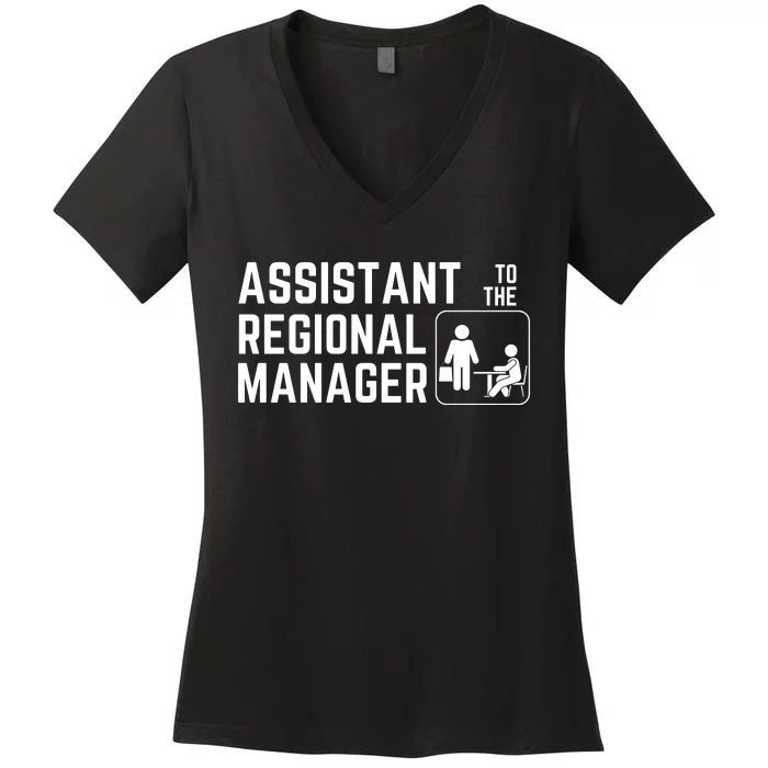 Assistant To The Regional Manager Women's V-Neck T-Shirt