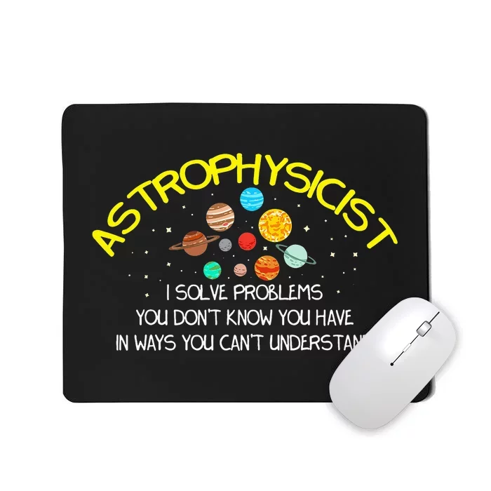 Astrophysicist Telescope Telescope Astronomer Stars Galaxy Mousepad