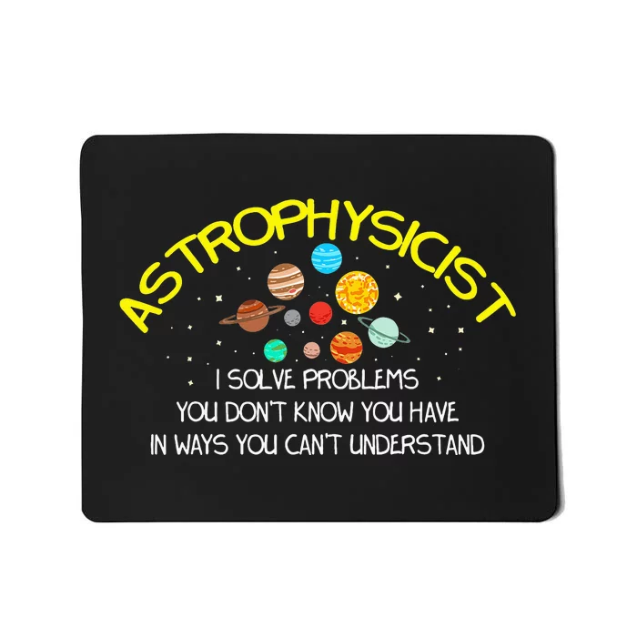 Astrophysicist Telescope Telescope Astronomer Stars Galaxy Mousepad