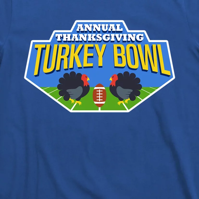 Annual Thanksgiving Turkey Bowl Football Game Team Gift T-Shirt