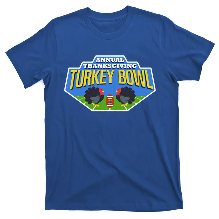 Annual Thanksgiving Turkey Bowl Football Game Team Gift T-Shirt