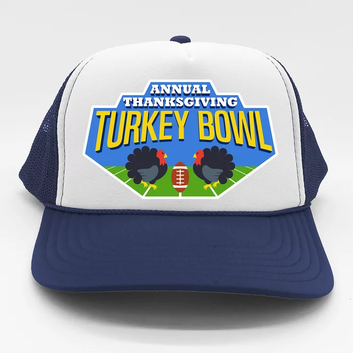 Annual Thanksgiving Turkey Bowl Football Game Team Gift Trucker Hat