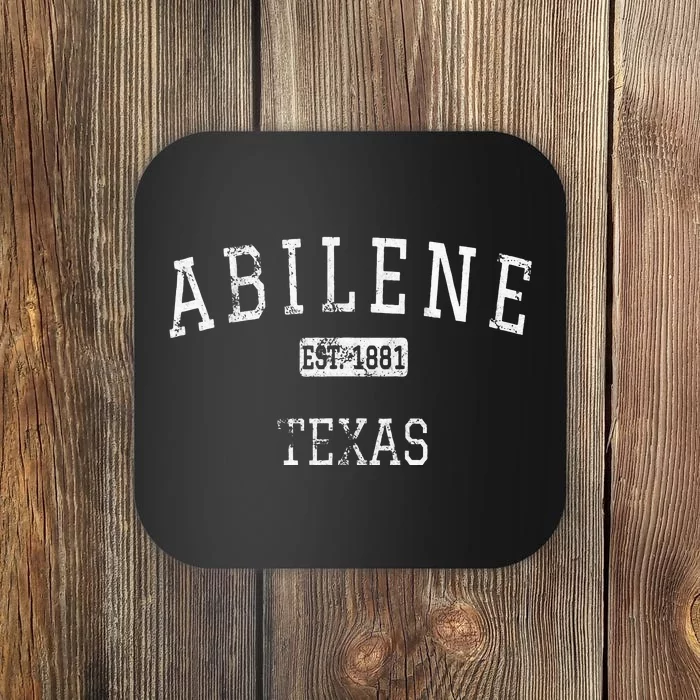 Abilene Texas Tx Vintage Coaster