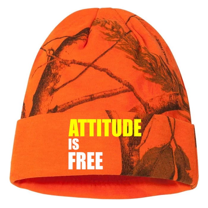 Attitude Is Free Kati - 12in Camo Beanie