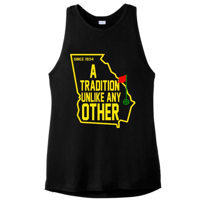 A Tradition Unlike Any Other Since 1934 Augusta Georgia Ladies Tri-Blend Wicking Tank