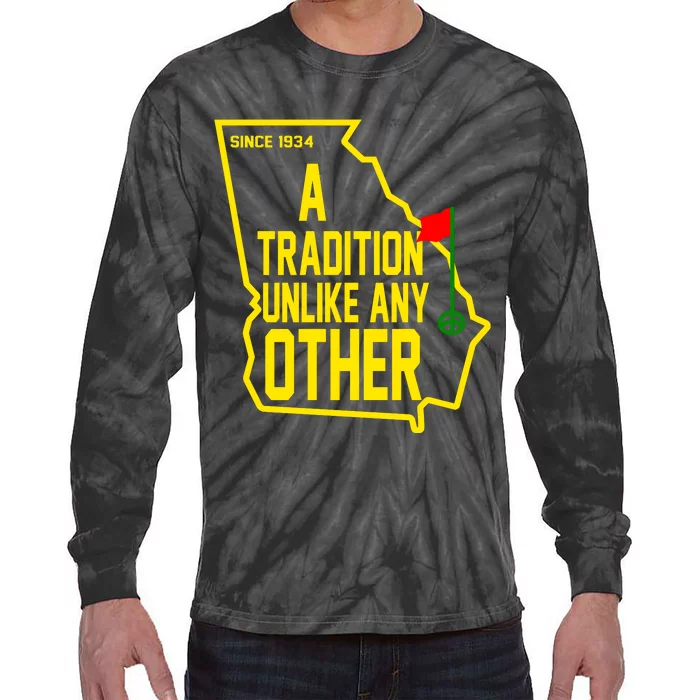 A Tradition Unlike Any Other Since 1934 Augusta Georgia Tie-Dye Long Sleeve Shirt