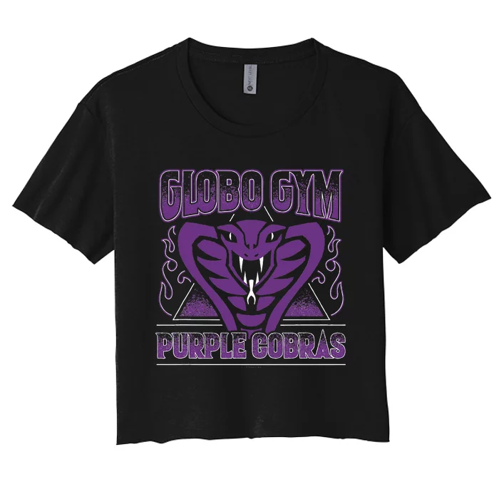 A True Underdog Story Globo Gym Purple Cobras Women's Crop Top Tee