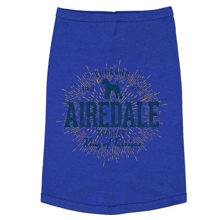 Airedale Terrier Vintage Airedale Gift Doggie Tank