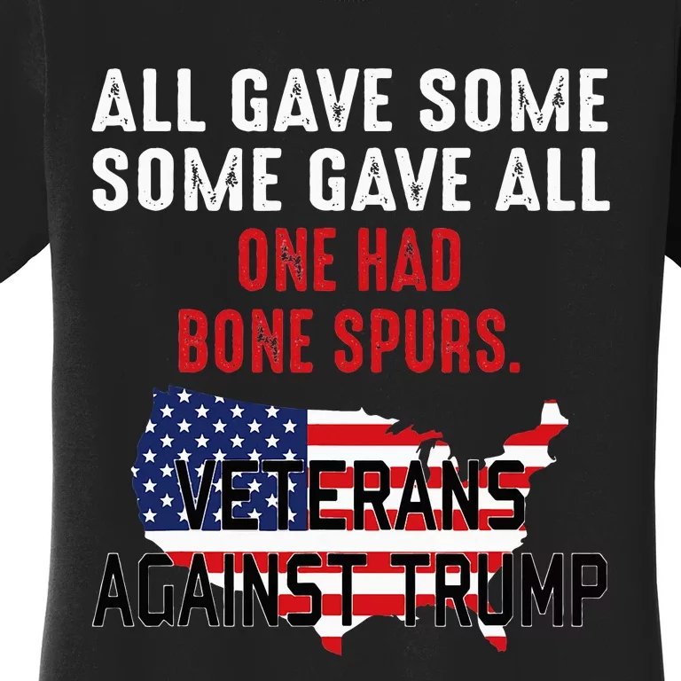 Anti Trump Veterans Against Trump Trump Sucks Women's T-Shirt