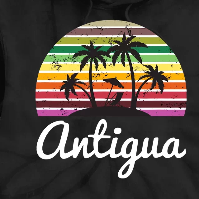 Antigua Travel Vacation Souvenir Gift Tie Dye Hoodie