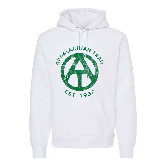 Appalachian Trail Vintage At Appalachian Trail Hiker Premium Hoodie