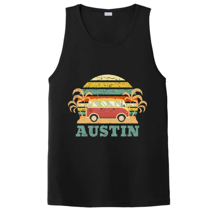 Austin Texas Vintage Performance Tank