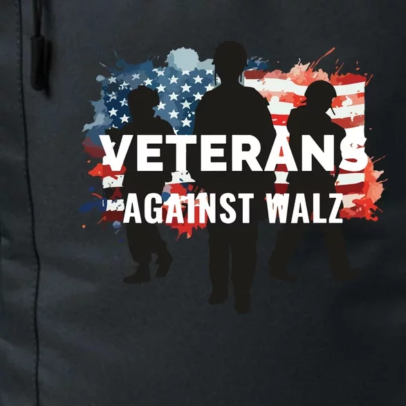 Anti Tim Walz Stolen Valor Veterans Against Walz Daily Commute Backpack