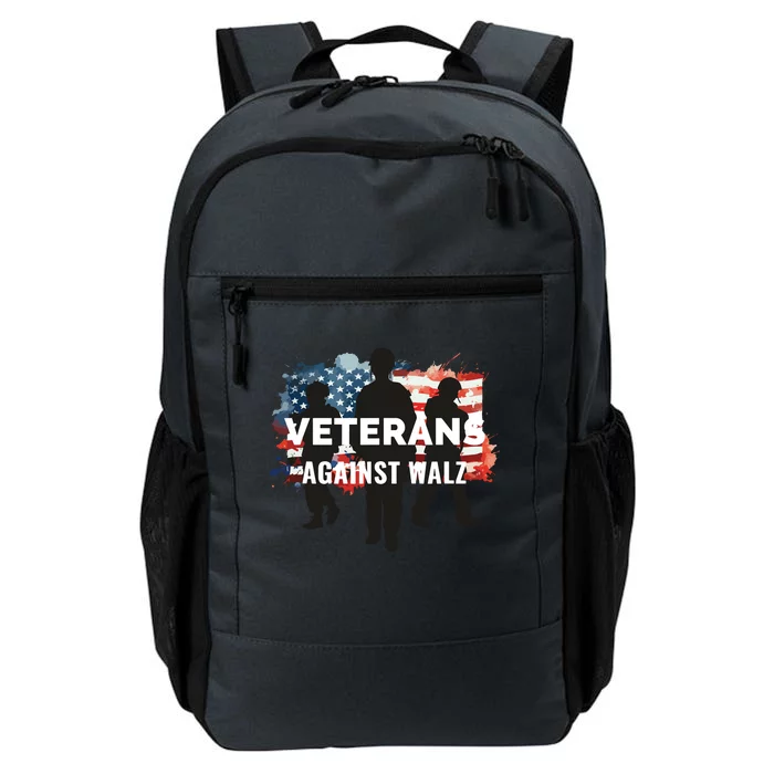 Anti Tim Walz Stolen Valor Veterans Against Walz Daily Commute Backpack